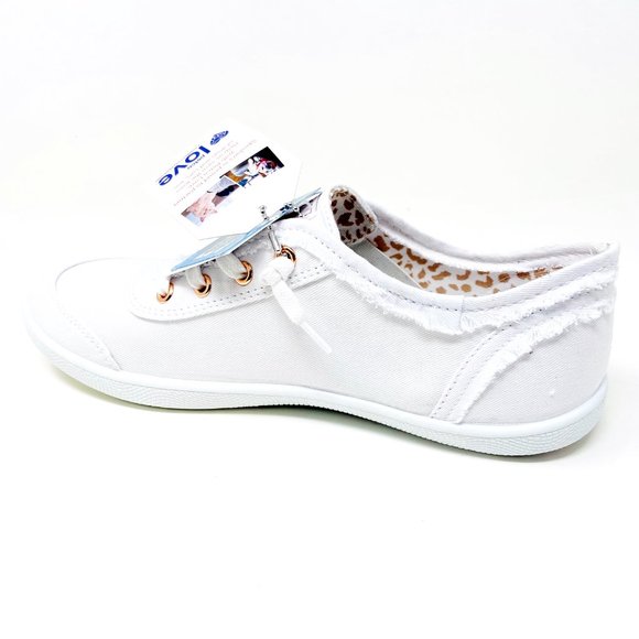 Skechers Bobs B Cute White Womens Memory Foam Casual Walking Shoes - Picture 3 of 5
